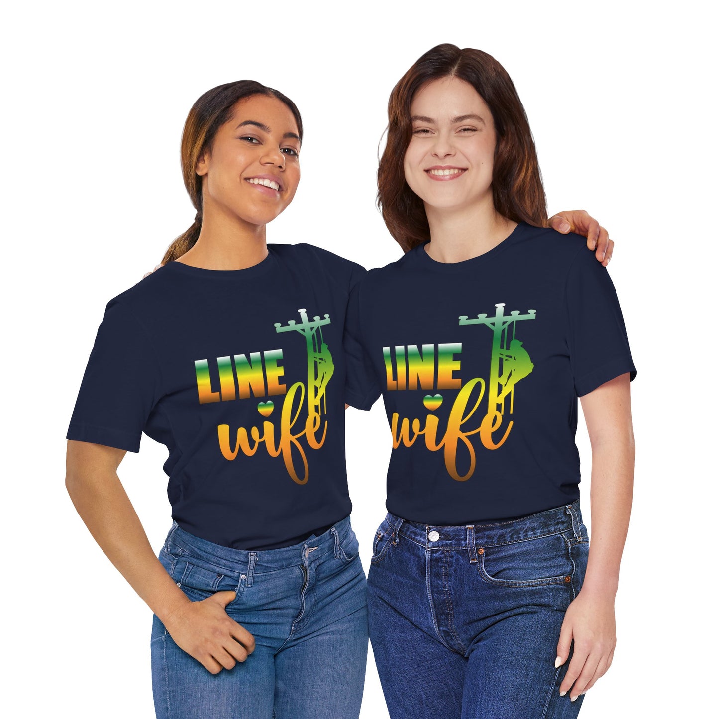Lineman T-shirt - Line Wife gradient