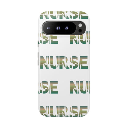 Google Pixel Tough Case - Nurse Pulse - White