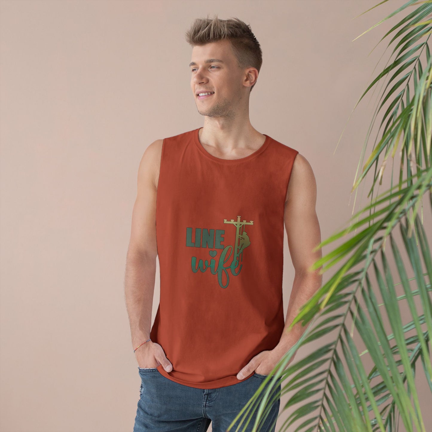 Lineman Tank - Line Wife copper patina