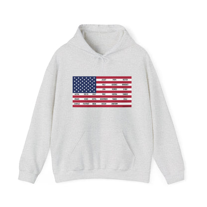 Gildan Phonetic Flag Hoodie