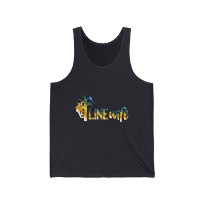 Lineman T-shirt - lineman-wife colored chrome