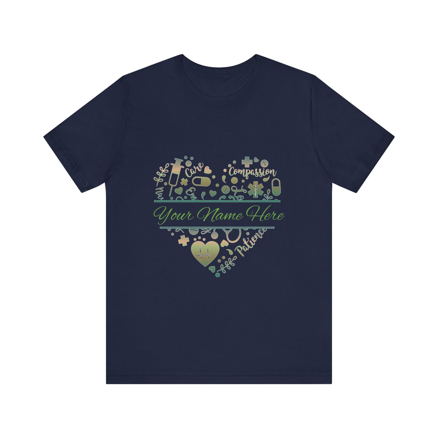 Monogram Heart copper patina