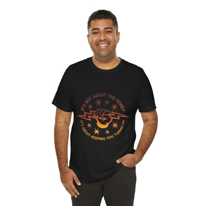 Lineman T-shirt - Its Not About The Money-sky 24