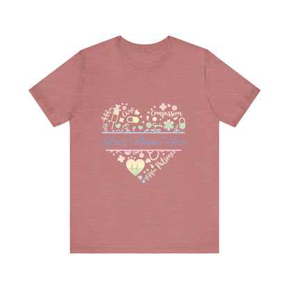 Monogram Heart pastel