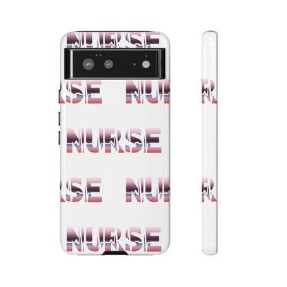 Google Pixel Tough Case - Nurse Pulse - White