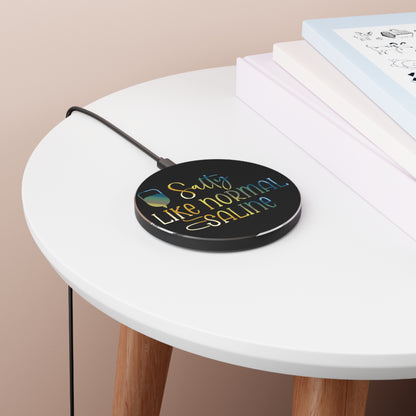 Salty Saline Wireless Charger | Fast Charging Pad for Healthcare Professionals