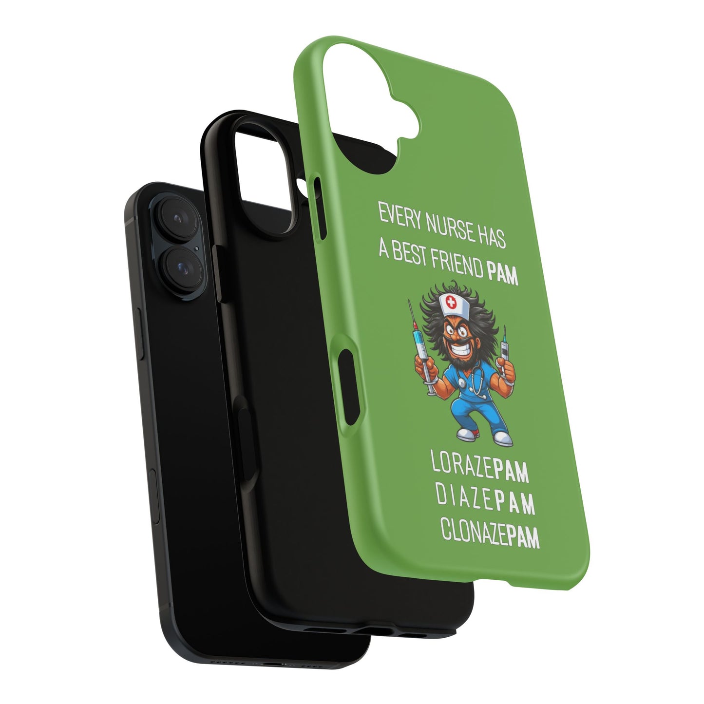 Nurse iPhone Tough Case - Every Nurse Has a Friend Named PAM Design (6) - Green