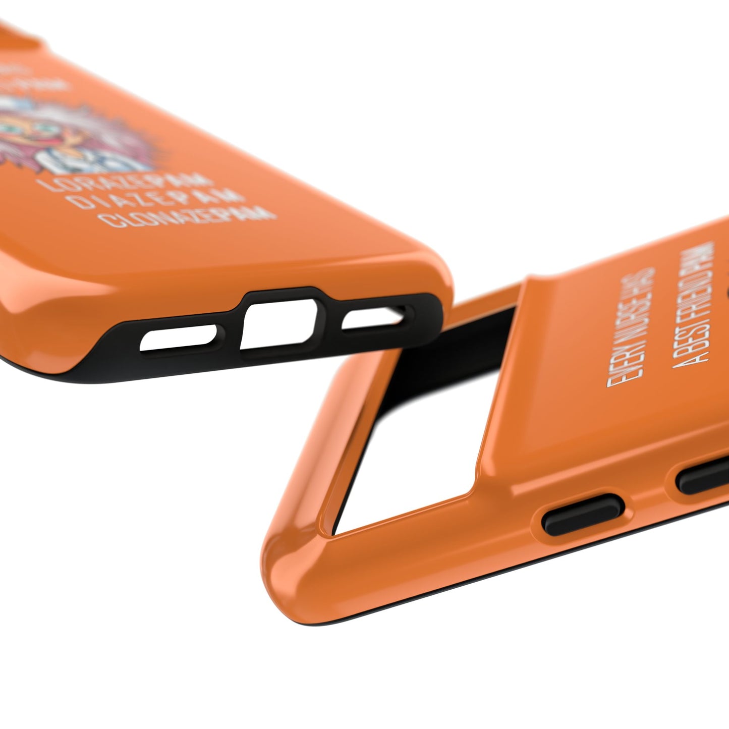 Nurse Google Pixel Tough Case - Every Nurse Has a Friend Named PAM Design (1) - Orange