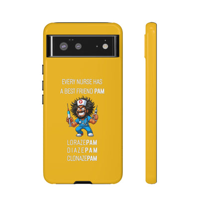 Nurse Google Pixel Tough Case - Every Nurse Has a Friend Named PAM Design (6) - Yellow