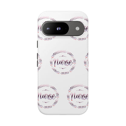Google Pixel Tough Case - Nurse Circle  - White