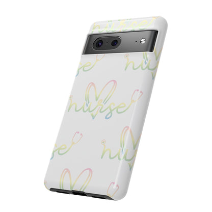 Google Pixel Tough Case - Nurse Stethoscope - White
