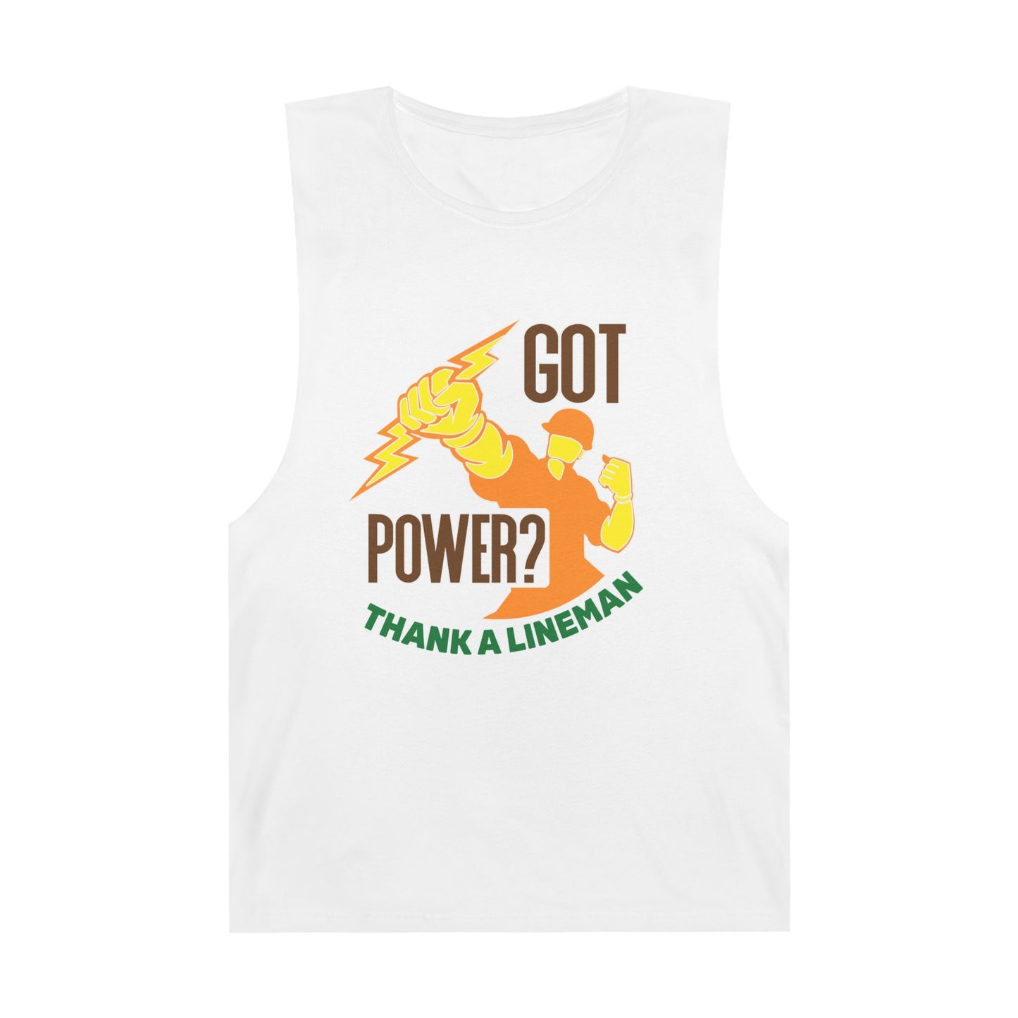 Lineman Tank - Got Power Thank A Lineman - color