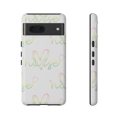 Google Pixel Tough Case - Nurse Stethoscope - White