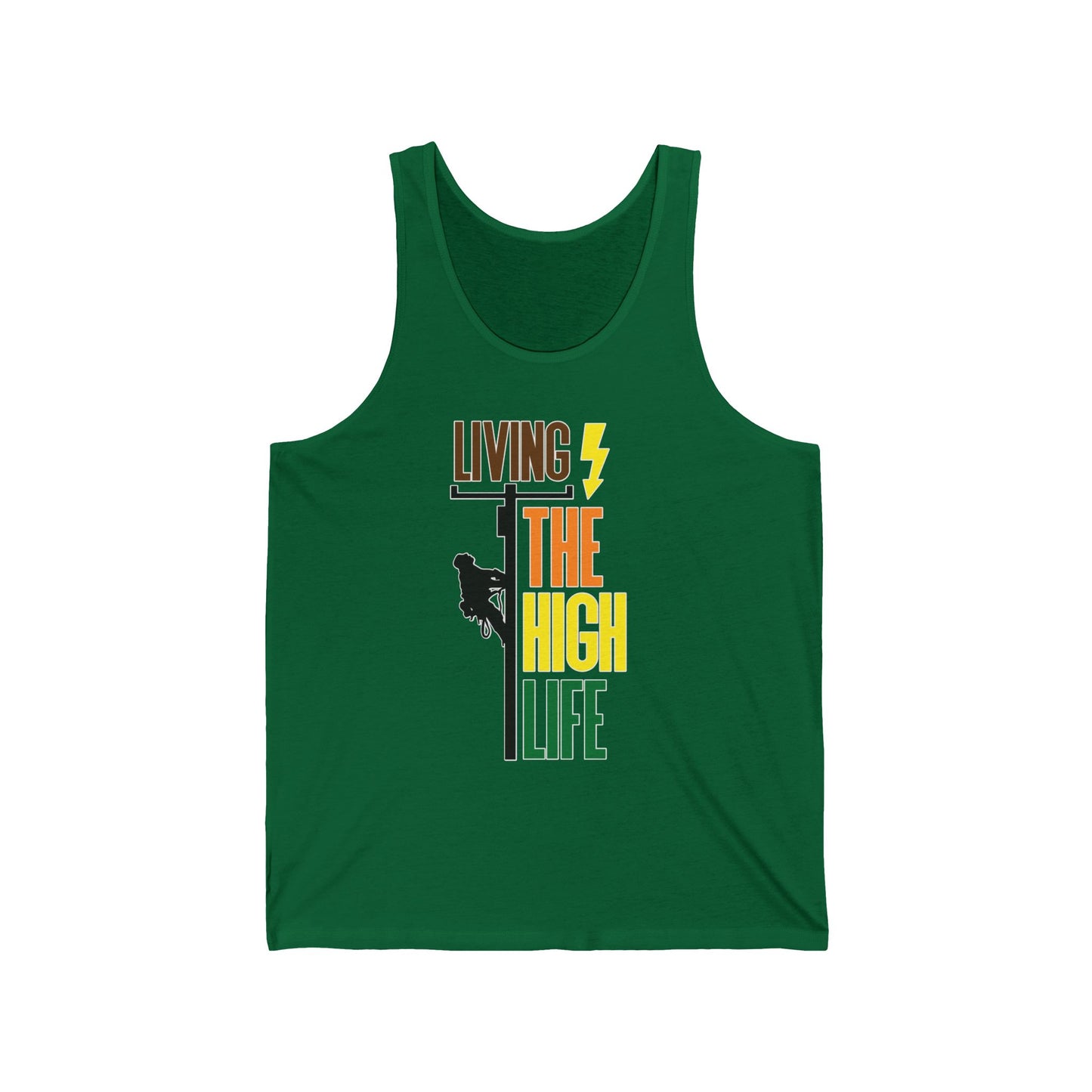 Lineman T-shirt - Living The High Life-color