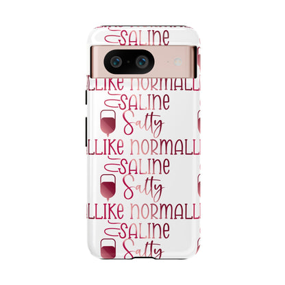 Google Pixel Tough Case - Salty Saline Like Normal Saline - White
