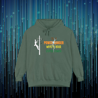 Comfort Colors Hoodie - I'm a Power Ranger What's Your Super Power (male)