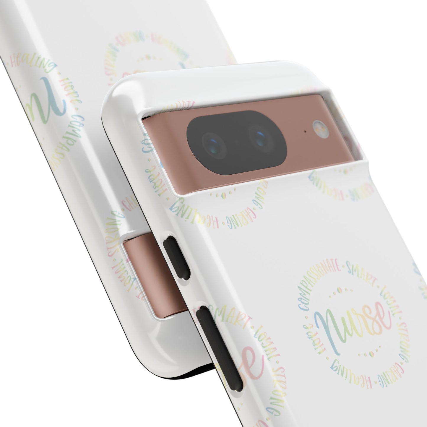 Google Pixel Tough Case - Nurse Circle  - White