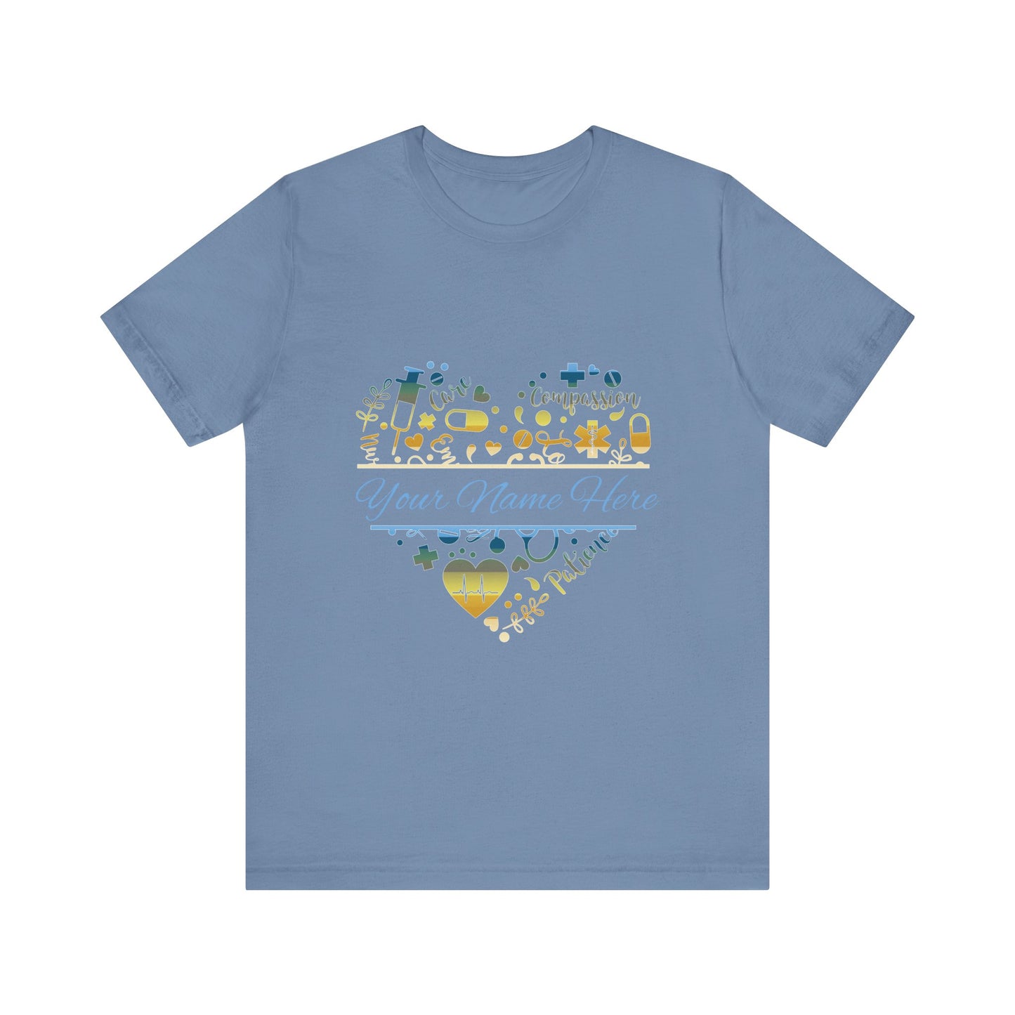 Monogram Heart colored chrome