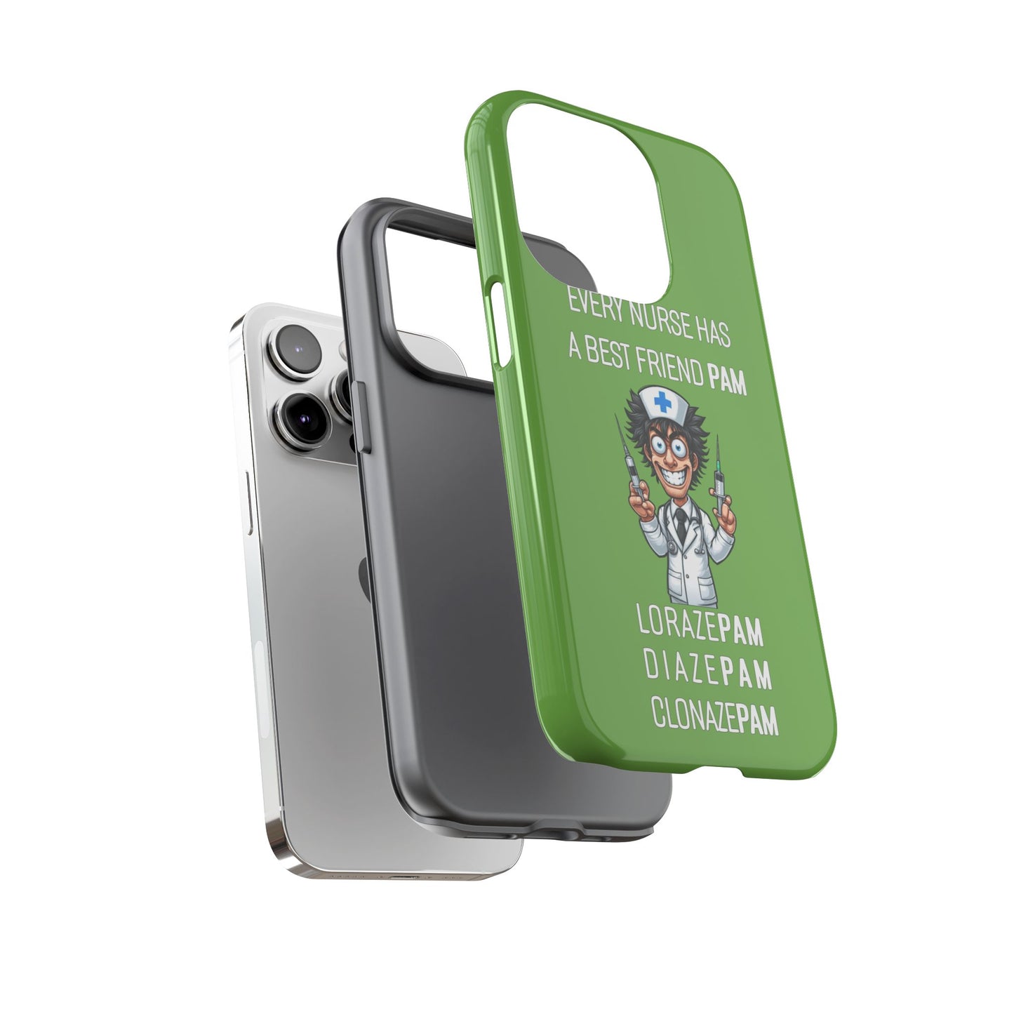 Nurse iPhone Tough Case - Every Nurse Has a Friend Named PAM Design (5) - Green