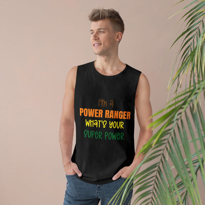 Lineman Tank - power ranger super power color