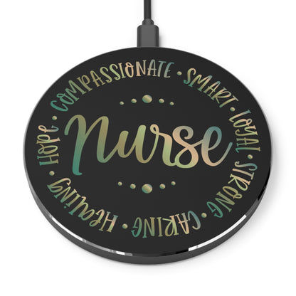 Nurse Circle Wireless Charger | Fast Charging Pad for Healthcare Professionals