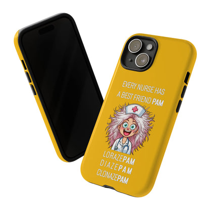 Nurse iPhone Tough Case - Every Nurse Has a Friend Named PAM Design (1) - Yellow