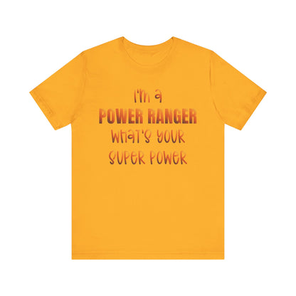 Lineman T-shirt - power ranger super power sky 24