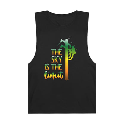 Lineman Tank - the-sky-is-the-limit-lineman gradient