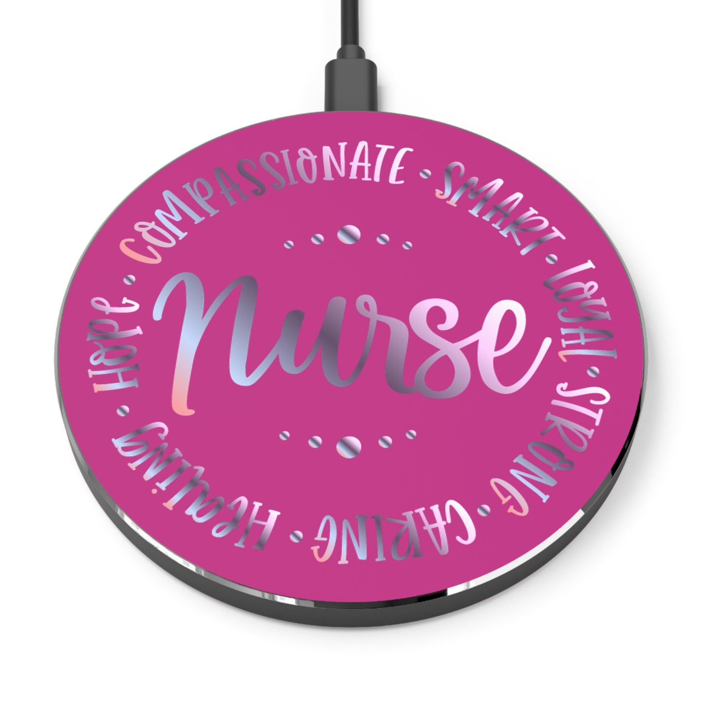 Nurse Circle Wireless Charger | Fast Charging Pad for Healthcare Professionals
