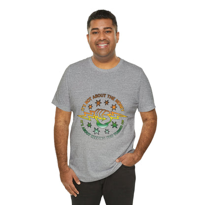 Lineman T-shirt - Its Not About The Money-gradient