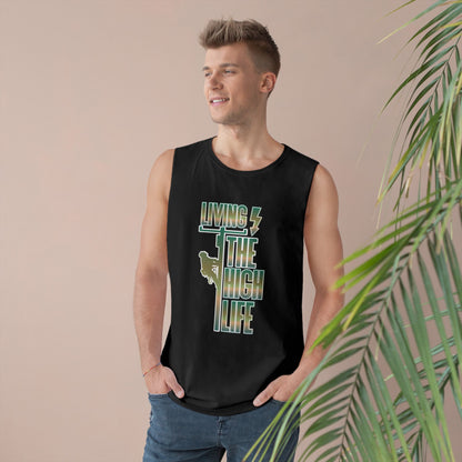 Lineman Tank - Living The High Life-copper patina