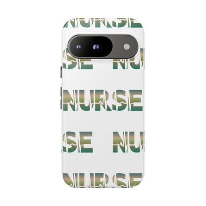 Google Pixel Tough Case - Nurse Pulse - White