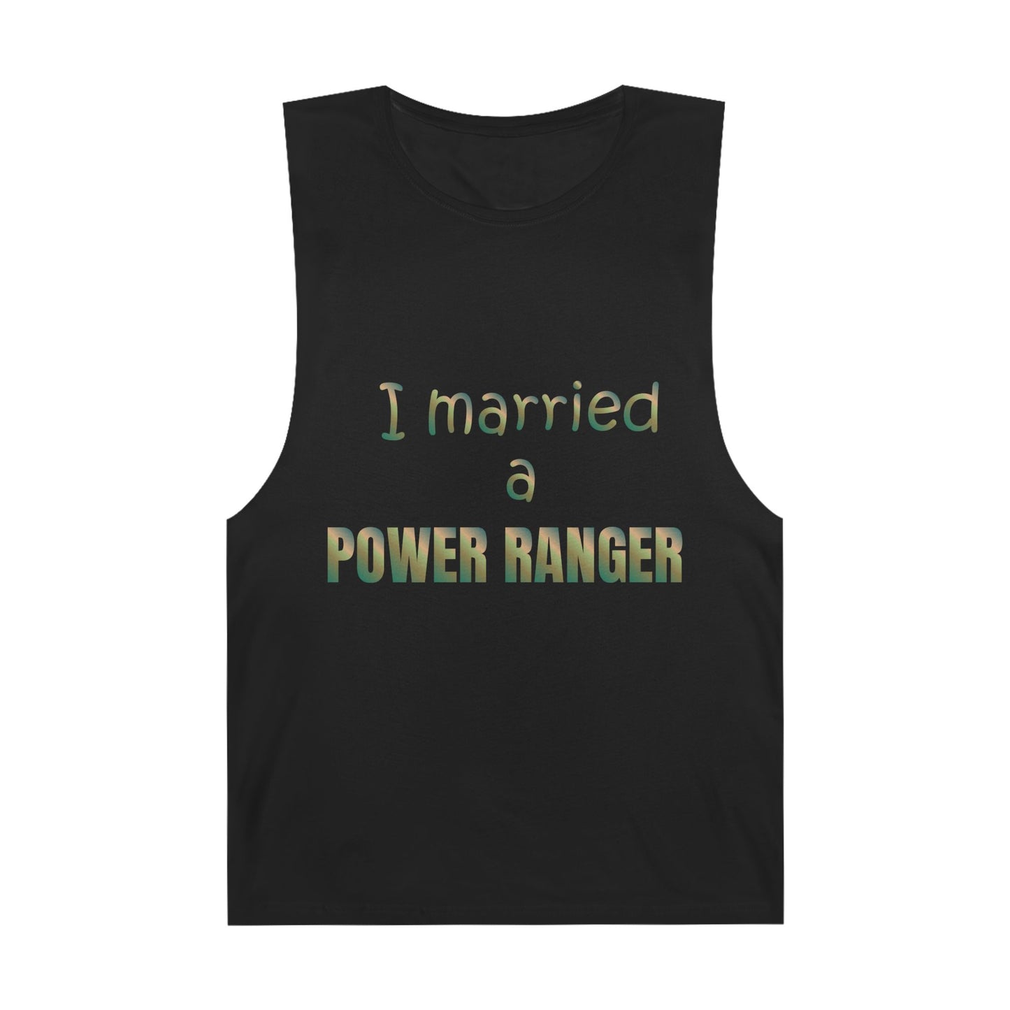 Lineman Tank - Married a Power Ranger copper patina