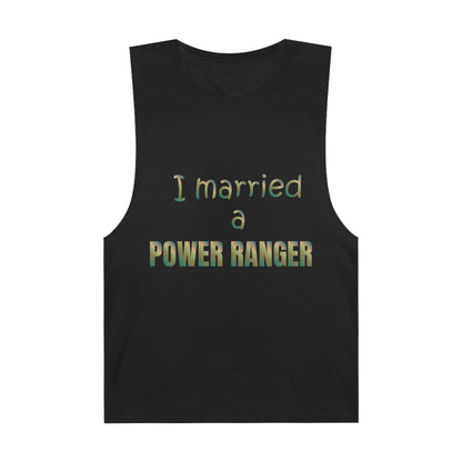 Lineman Tank - Married a Power Ranger copper patina