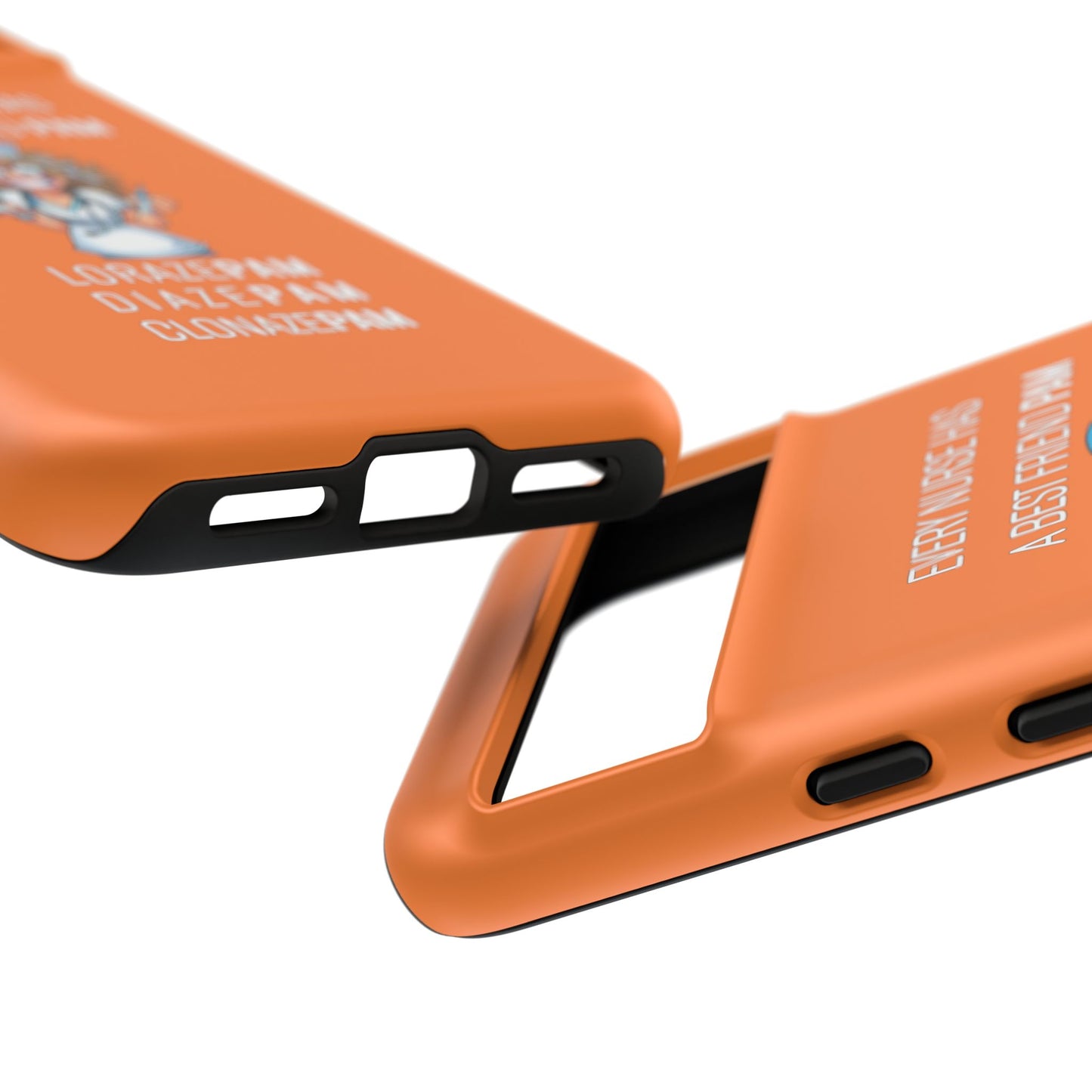 Nurse Google Pixel Tough Case - Every Nurse Has a Friend Named PAM Design (4) - Orange