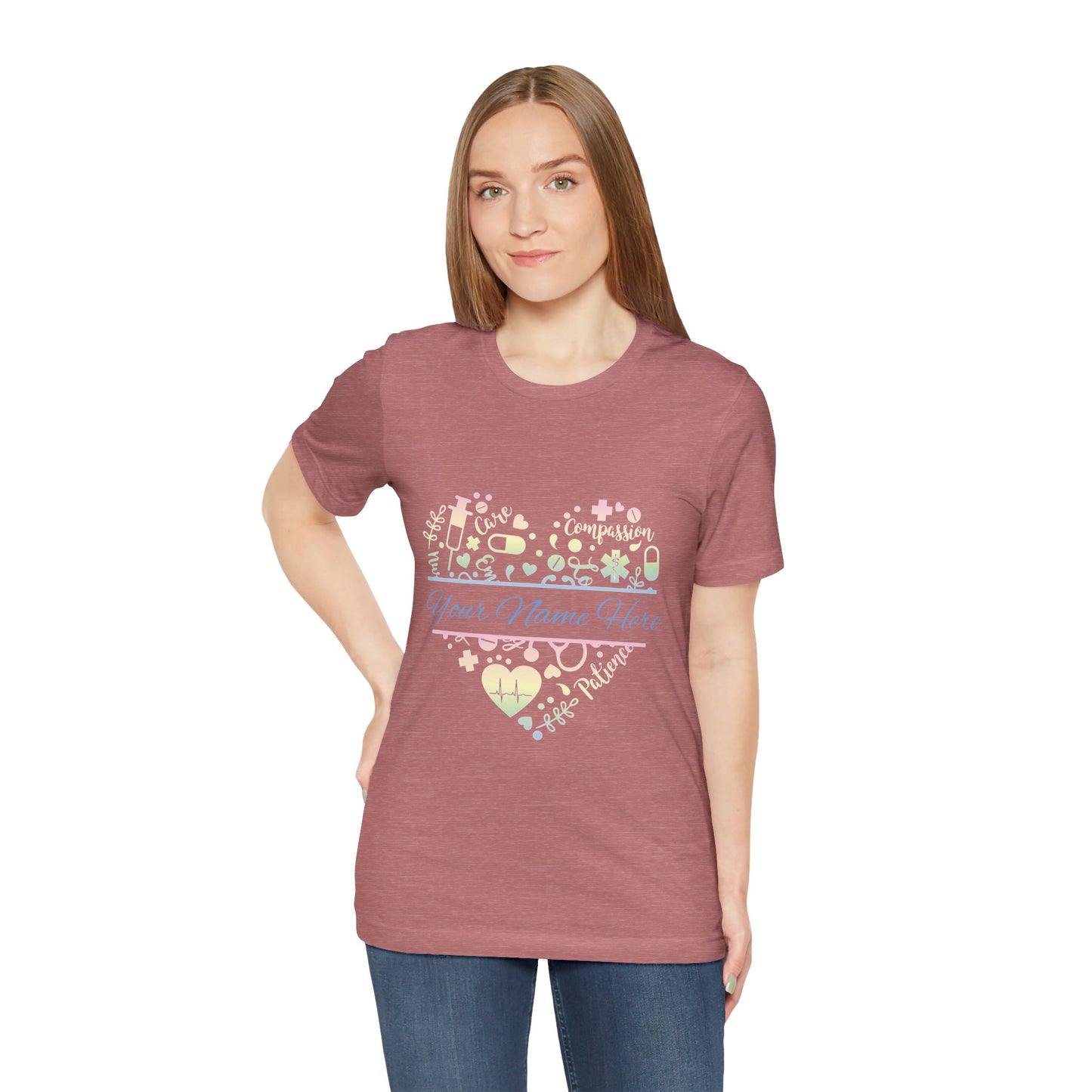 Monogram Heart pastel
