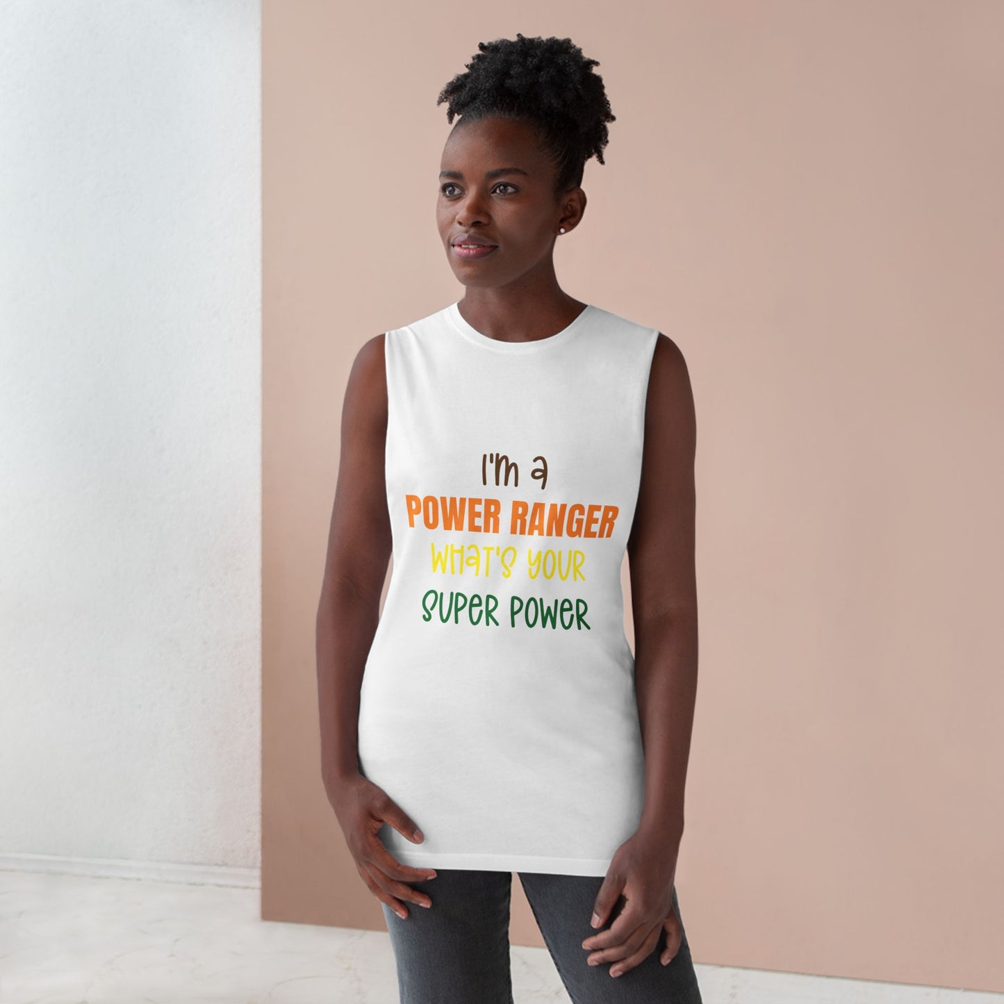 Lineman Tank - power ranger super power color