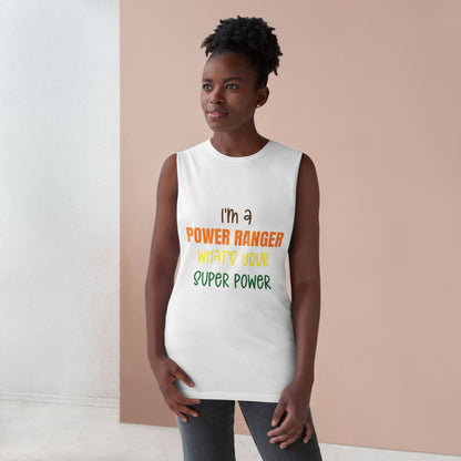 Lineman Tank - power ranger super power color