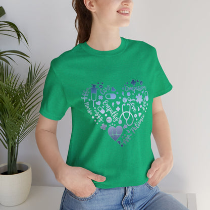 Monogram Heart 1 blue steel