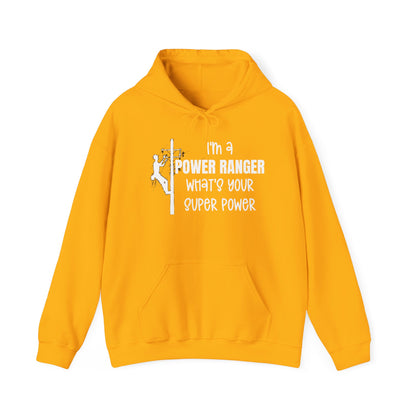 Gildan Hoodie - I'm a Power Ranger What's Your Super Power (male)