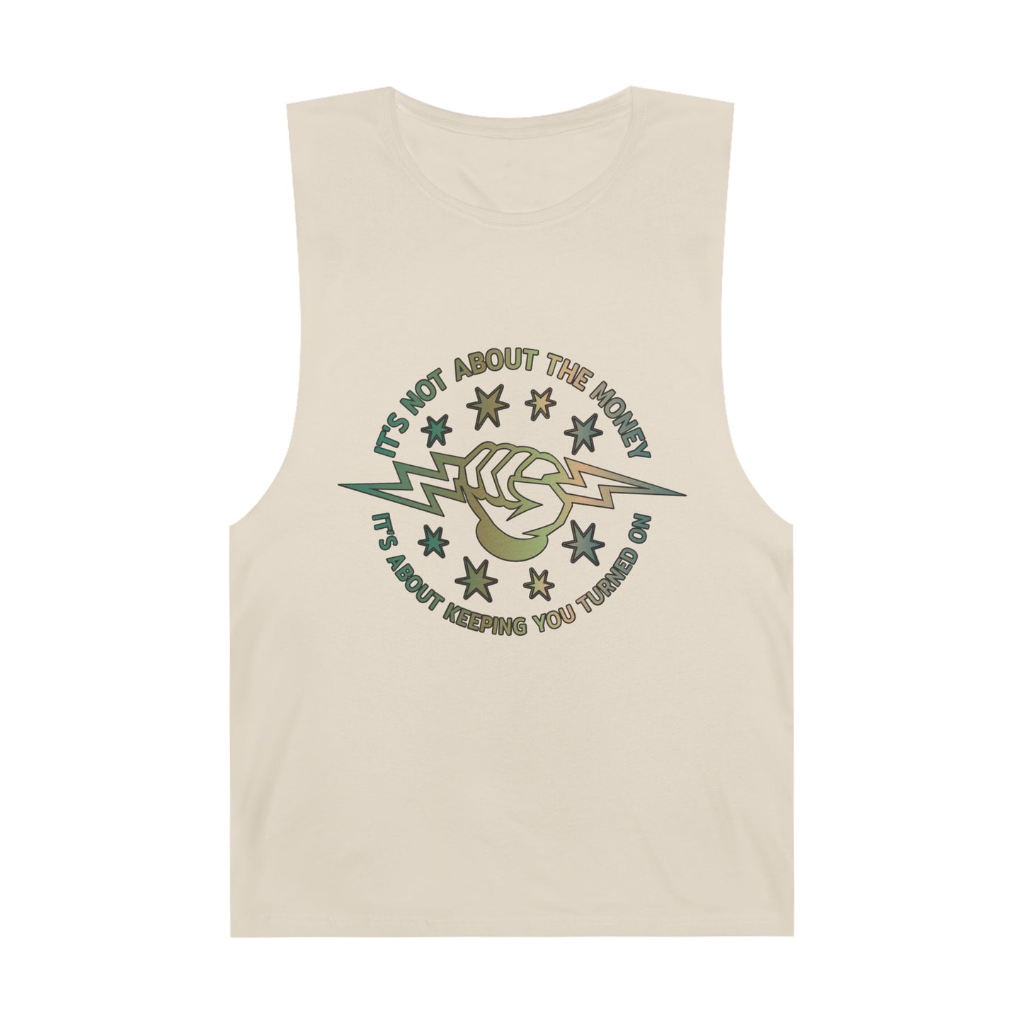 Lineman Tank - Its Not About The Money-copper patina