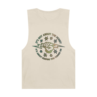 Lineman Tank - Its Not About The Money-copper patina