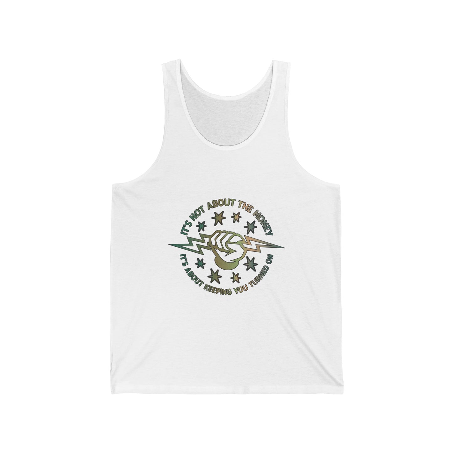 Lineman Tank - Its Not About The Money-copper patina