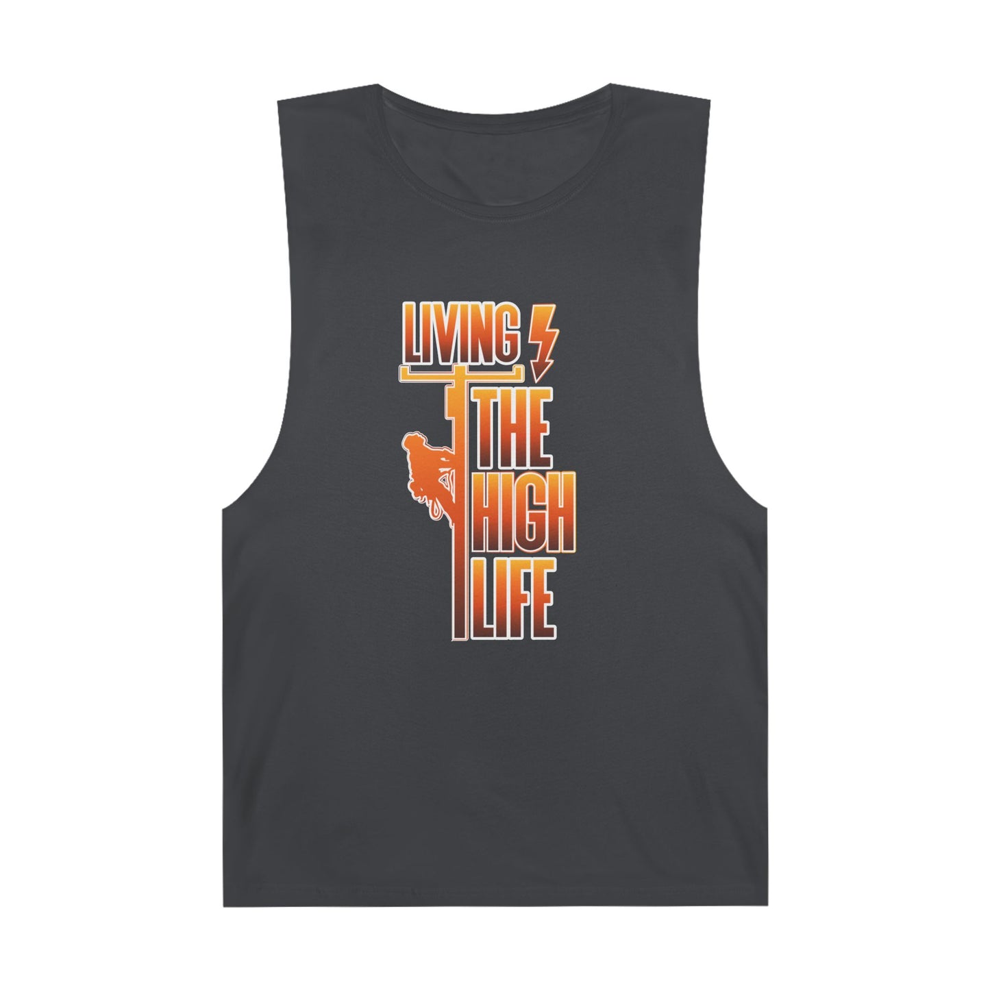 Lineman Tank - Living The High Life-sky 24