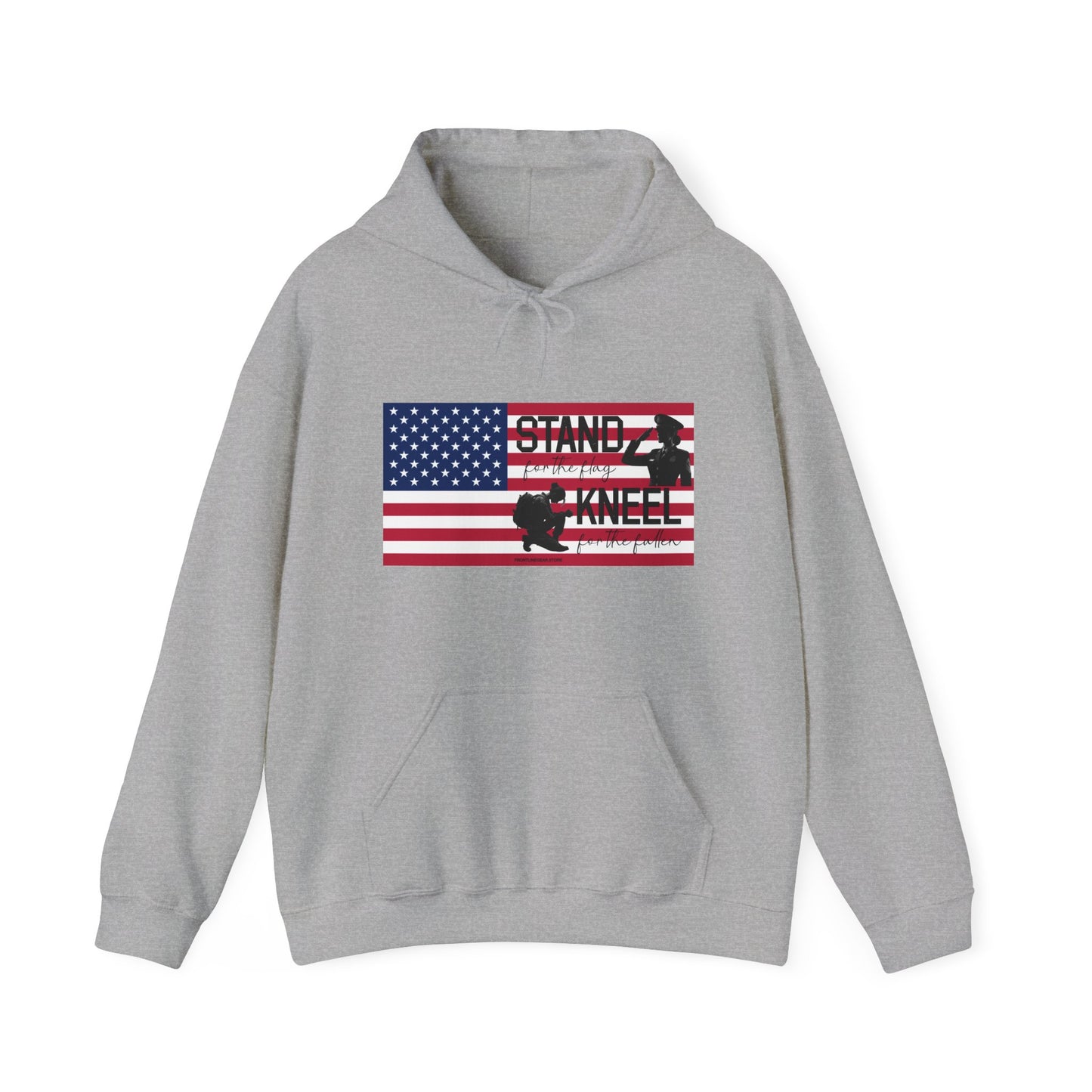 Gildan Stand for the Flag, Kneel for the Fallen Hoodie (Female)