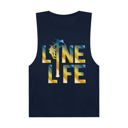 Lineman Tank - lineman-life colored chrome