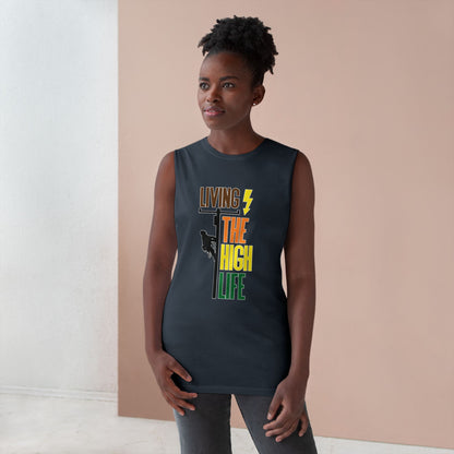 Lineman Tank - Living The High Life-color