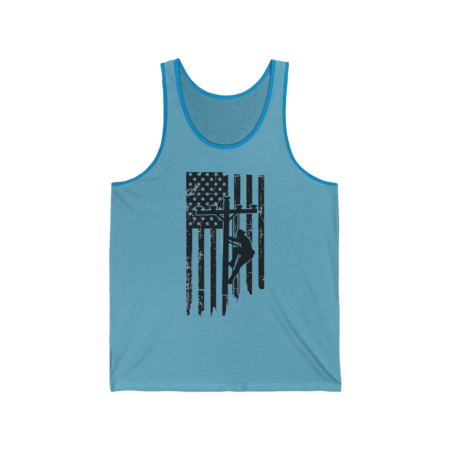 Lineman Tank - Lineman Flag