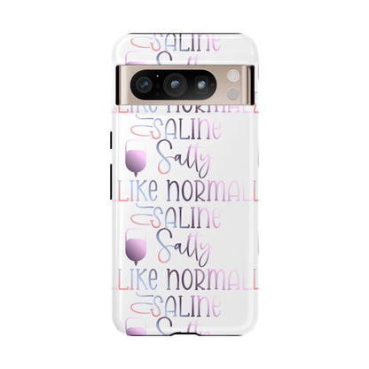 Google Pixel Tough Case - Salty Saline Like Normal Saline - White