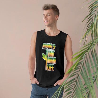 Lineman Tank - Living The High Life-gradient